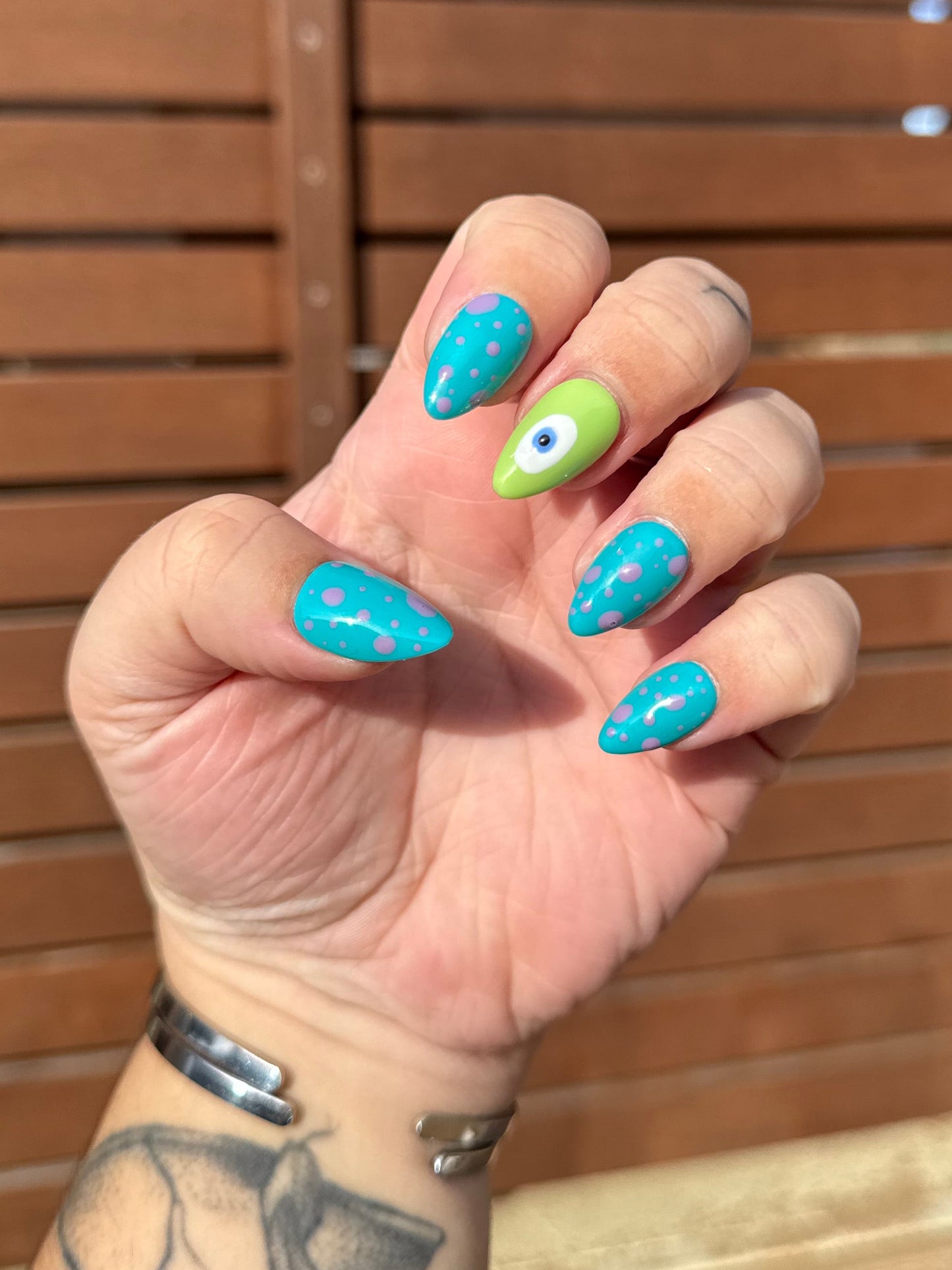 Blue & Green Monster (s inc) Inspired