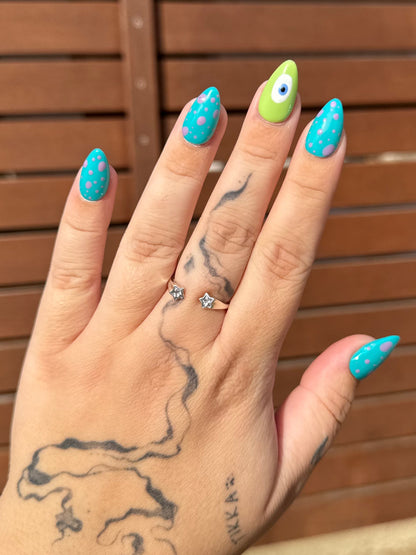 Blue & Green Monster (s inc) Inspired